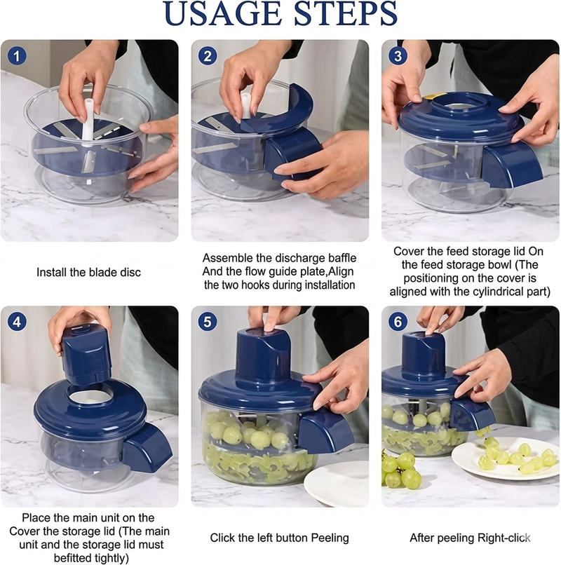 Electric Fruit and Garlic Peeler