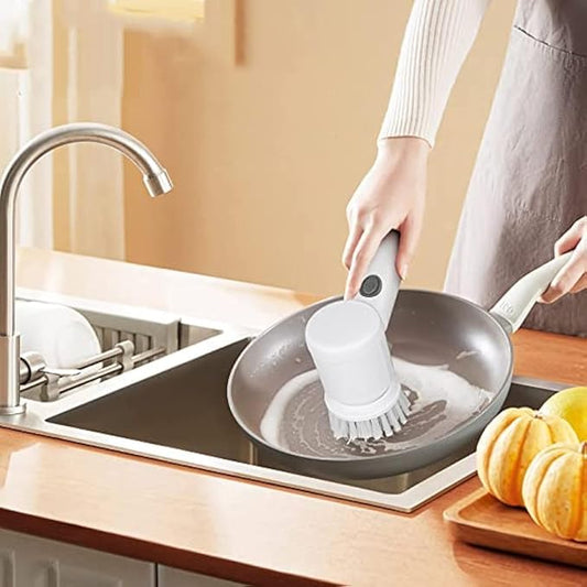 PowerScrub Electric Cleaning Brush – Cordless Handheld Rotary Scrubber & Polisher for Shower, Tub, Stove & Tile
