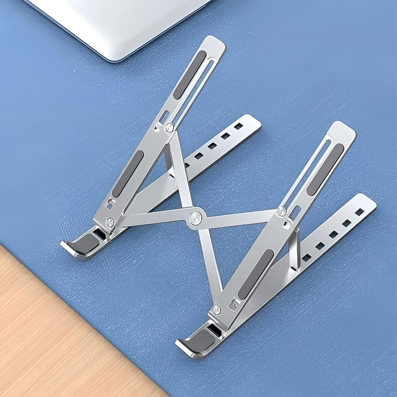 Portable Ergonomic Laptop Riser – Fully Foldable Design with 7-Level Angle Adjustment