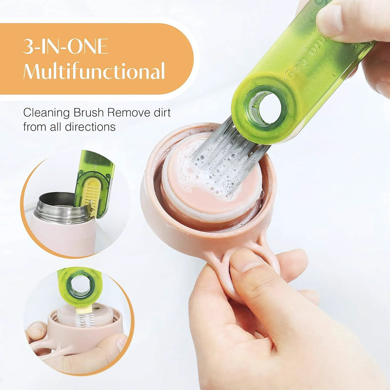 Click & Clean Dual Cleaning Brush Tool (1 Pc)