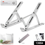Portable Ergonomic Laptop Riser – Fully Foldable Design with 7-Level Angle Adjustment