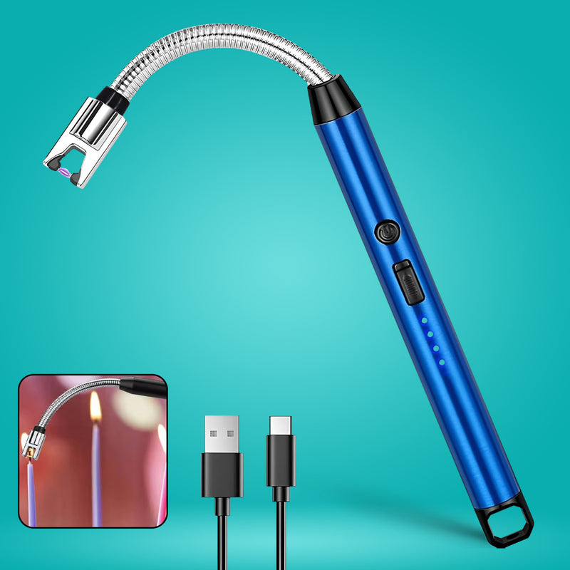 USB Rechargeable Flexible ARC Lighter for Kitchen & Home|No More Fuel (1 Pc)